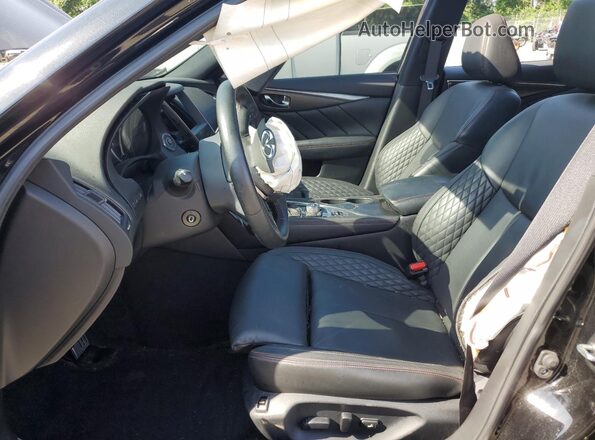 JN1FV7DP8MM850603 2021 INFINITI Q50 Black Front interior view