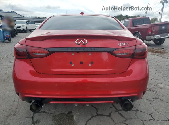 JN1FV7DPXRM660373 2024 INFINITI Q50 Red Vista trasera