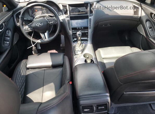 JN1FV7DR6MM880345 2021 INFINITI Q50 Серый Вид панели приборов