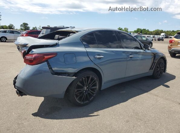 JN1FV7DR6MM880345 2021 INFINITI Q50 Серый Задняя правая четверть