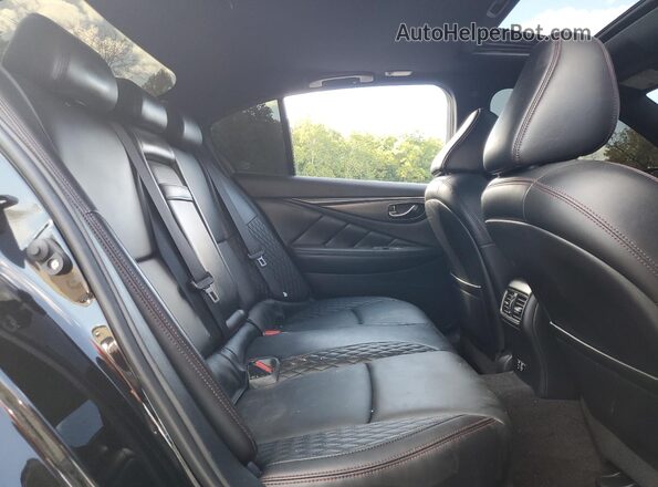 JN1FV7DR8PM590712 2023 INFINITI Q50 Black Вид задніх сидінь