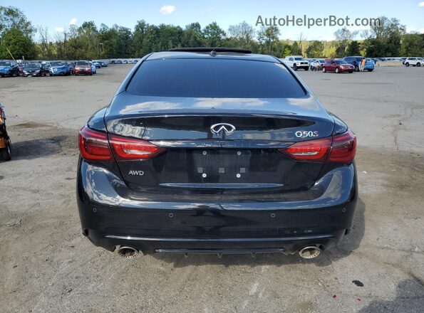 JN1FV7DR8PM590712 2023 INFINITI Q50 Black Вид ззаду