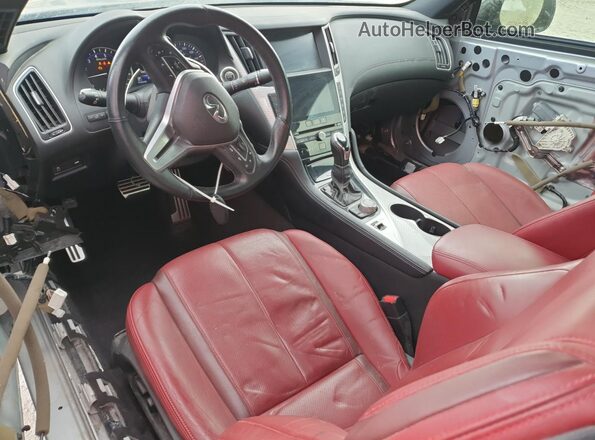 JN1FV7EK7KM360542 2019 INFINITI Q60 Black Widok deski rozdzielczej