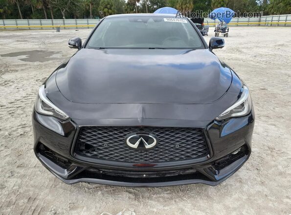 JN1FV7EK7KM360542 2019 INFINITI Q60 Black Widok z przodu