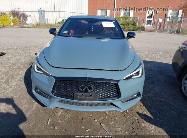 JN1FV7LL7NM680167 2022 INFINITI Q60 Серый Вид задней части салона