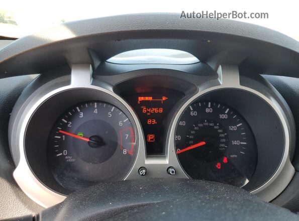JN8AF5MR2HT701873 2017 NISSAN JUKE Красный Вид щитка приборов