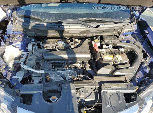 JN8AT2MT0LW038362 2020 NISSAN ROGUE Blue Вид підкапотного простору