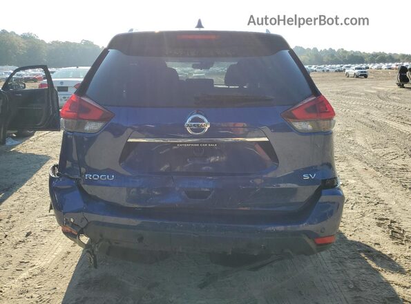 JN8AT2MT0LW038362 2020 NISSAN ROGUE Blue Вид ззаду