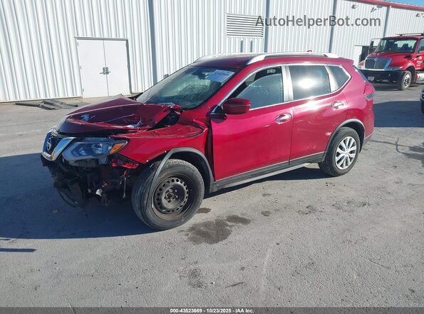 JN8AT2MTXHW384751 2017 NISSAN ROGUE Red Front left
