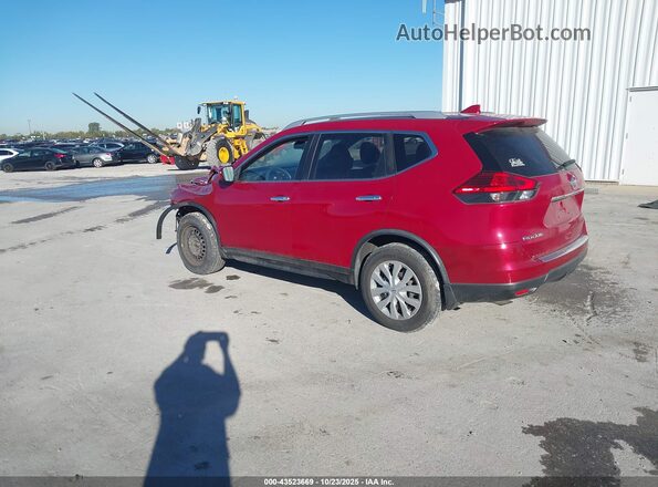JN8AT2MTXHW384751 2017 NISSAN ROGUE Red Rear left