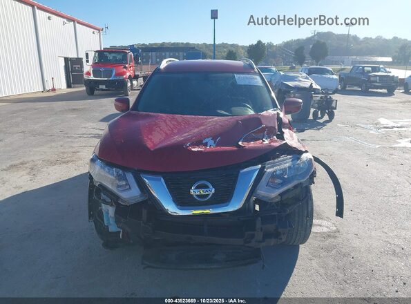 JN8AT2MTXHW384751 2017 NISSAN ROGUE Red Rear interior view