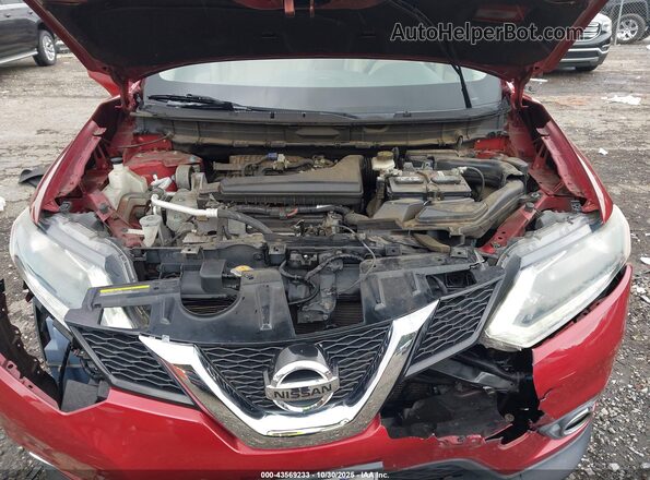 JN8AT2MV4GW132011 2016 NISSAN ROGUE Red Rear view