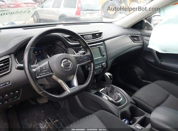 JN8AT2MV5LW123909 2020 NISSAN ROGUE Black წინა სალონის ხედი