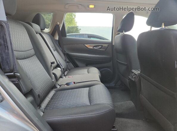 JN8AT2MV7KW393285 2019 NISSAN ROGUE Gray Rear seats view