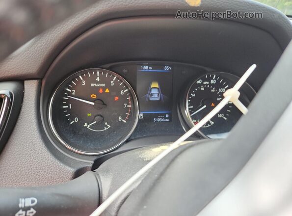JN8AT2MV7KW393285 2019 NISSAN ROGUE Gray Instrument cluster view