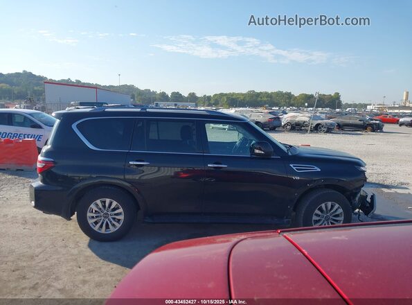 JN8AY2AC4N9162271 2022 NISSAN ARMADA Черный Панорамный вид салона 360°