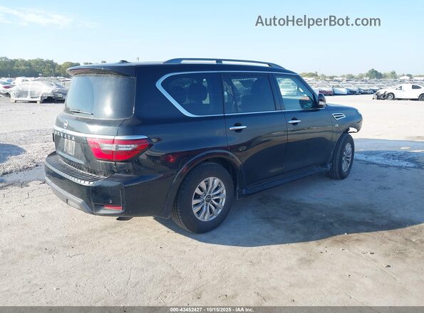 JN8AY2AC4N9162271 2022 NISSAN ARMADA Черный Задняя правая четверть