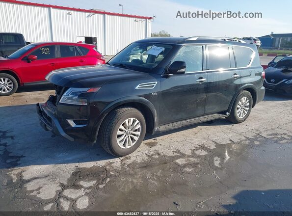 JN8AY2AC4N9162271 2022 NISSAN ARMADA Черный Передняя левая четверть