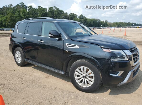 JN8AY2ACXM9145165 2021 NISSAN ARMADA Black Przód prawy