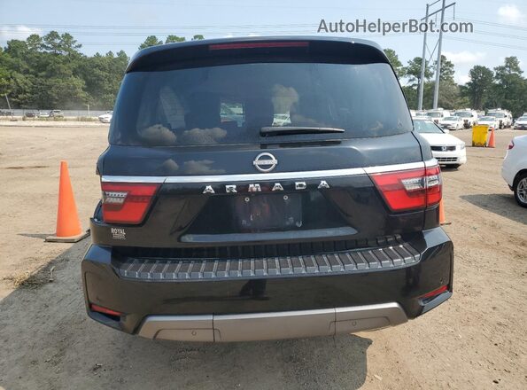 JN8AY2ACXM9145165 2021 NISSAN ARMADA Black Widok z tyłu