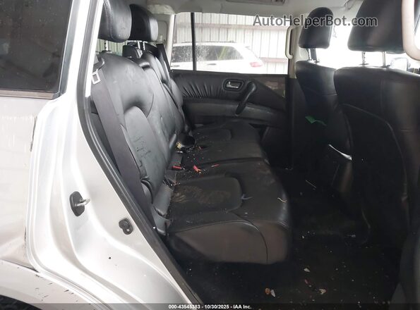 JN8AY2AD0M9662144 2021 NISSAN ARMADA Silver Widok naklejki z numerem VIN