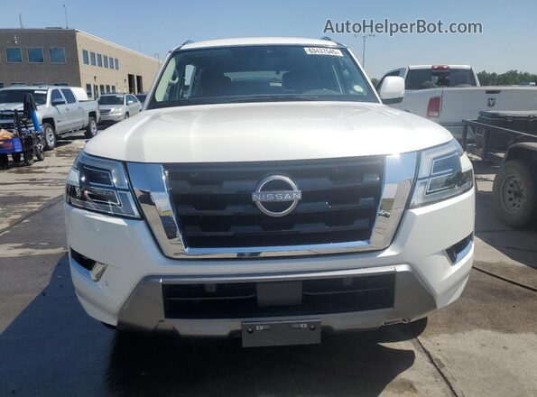 JN8AY2AD0M9662953 2021 NISSAN ARMADA White Widok z przodu