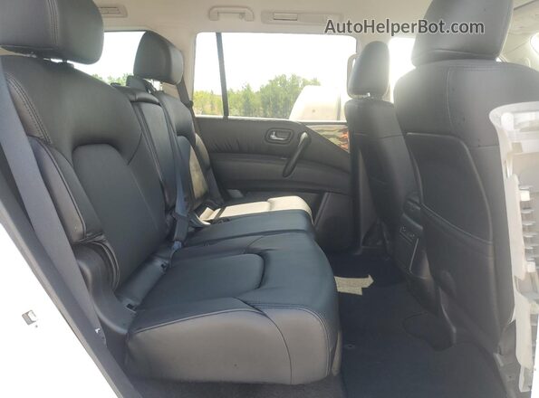 JN8AY2AD0M9662953 2021 NISSAN ARMADA White Widok tylnych siedzeń