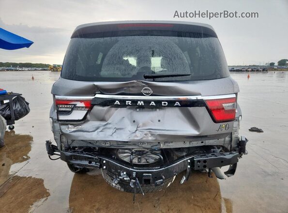 JN8AY2AD1R9706272 2024 NISSAN ARMADA Серый Вид сзади
