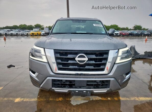 JN8AY2AD1R9706272 2024 NISSAN ARMADA Серый Вид спереди