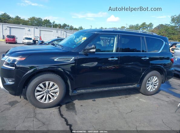 JN8AY2AD6R9706980 2024 NISSAN ARMADA Black სალონის 360-გრადუსიანი ხედი