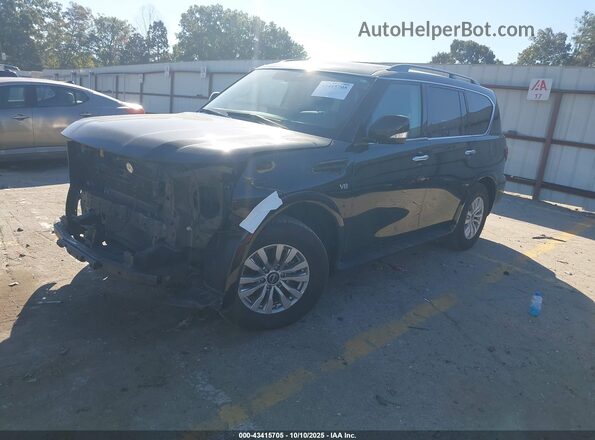 JN8AY2ADXM9662121 2021 NISSAN ARMADA Black Przód lewy