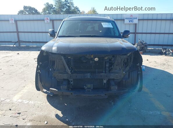 JN8AY2ADXM9662121 2021 NISSAN ARMADA Black Widok wnętrza z tyłu