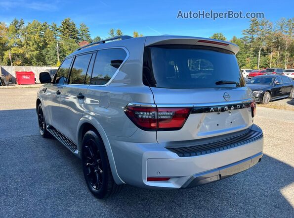 JN8AY2BA1M9372547 2021 NISSAN ARMADA Silver Передня права чверть