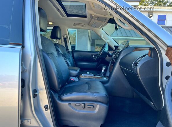 JN8AY2BA1M9372547 2021 NISSAN ARMADA Silver Вид ззаду