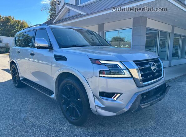 JN8AY2BA1M9372547 2021 NISSAN ARMADA Silver Задня ліва чверть
