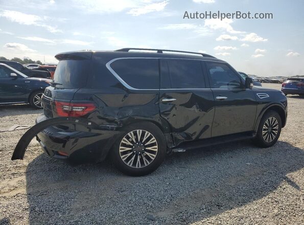 JN8AY2BA1M9373701 2021 NISSAN ARMADA Black Trasero derecho