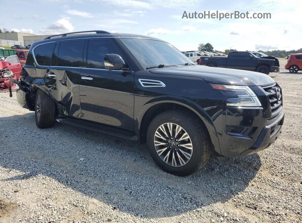 JN8AY2BA1M9373701 2021 NISSAN ARMADA Black Delantero derecho