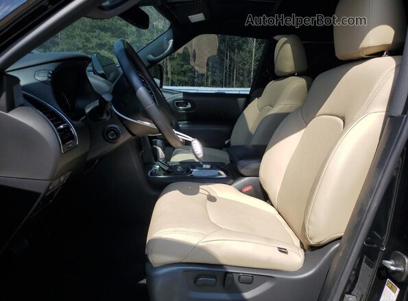 JN8AY2BA1M9373701 2021 NISSAN ARMADA Black Vista interior delantera