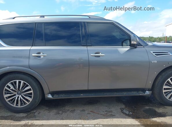 JN8AY2BA2M9373819 2021 NISSAN ARMADA Серый Вид задней части салона