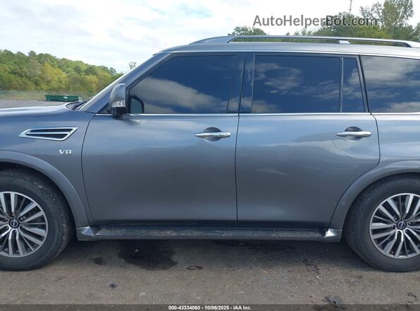 JN8AY2BA2M9373819 2021 NISSAN ARMADA Серый Панорамный вид салона 360°