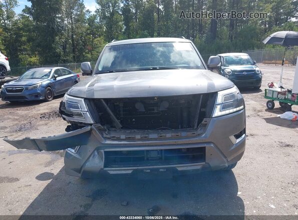 JN8AY2BA2M9373819 2021 NISSAN ARMADA Серый Вид щитка приборов