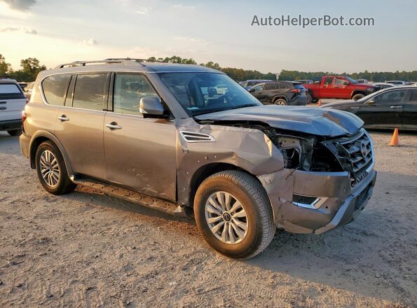 JN8AY2BA7M9372990 2021 NISSAN ARMADA Silver Przód prawy