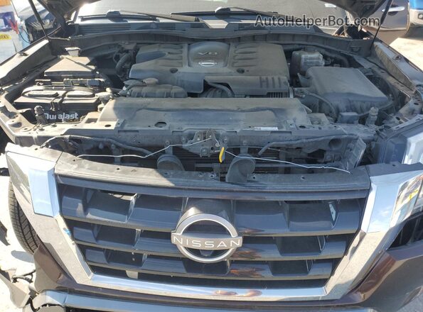 JN8AY2DA7M9371836 2021 NISSAN ARMADA Бордовый Вид задней части салона