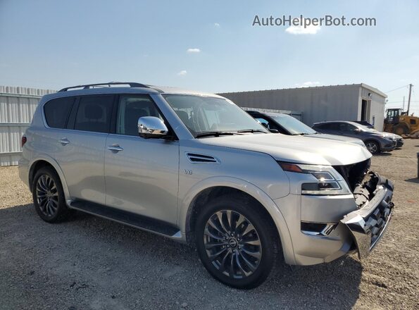 JN8AY2DB0N9811972 2022 NISSAN ARMADA Silver Front right