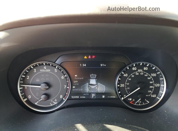 JN8AY2DB0N9811972 2022 NISSAN ARMADA Silver Instrument cluster view