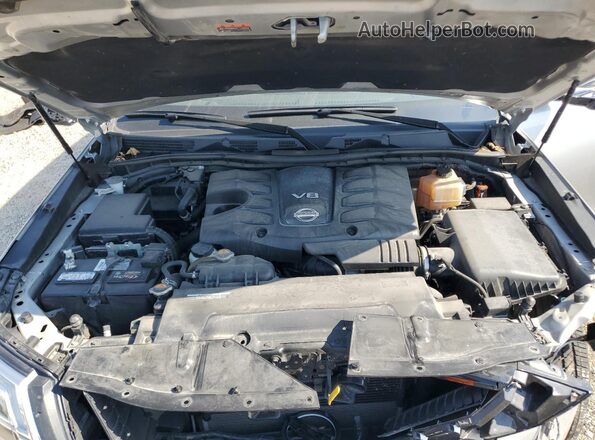 JN8AY2DB0N9811972 2022 NISSAN ARMADA Silver Engine compartment view