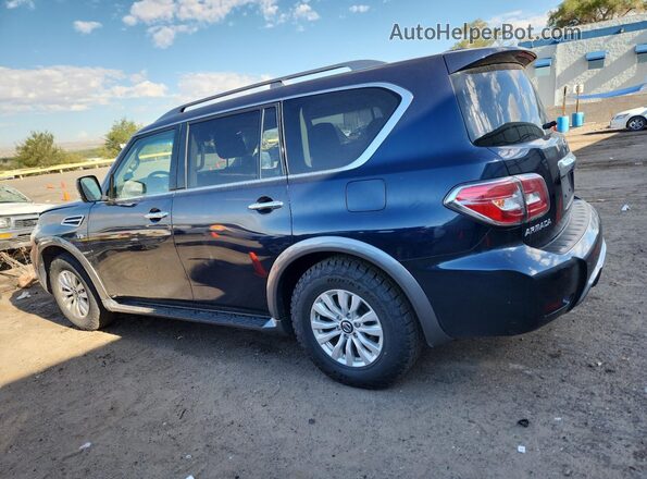 JN8AY2NC3L9617618 2020 NISSAN ARMADA Blue Trasero izquierdo