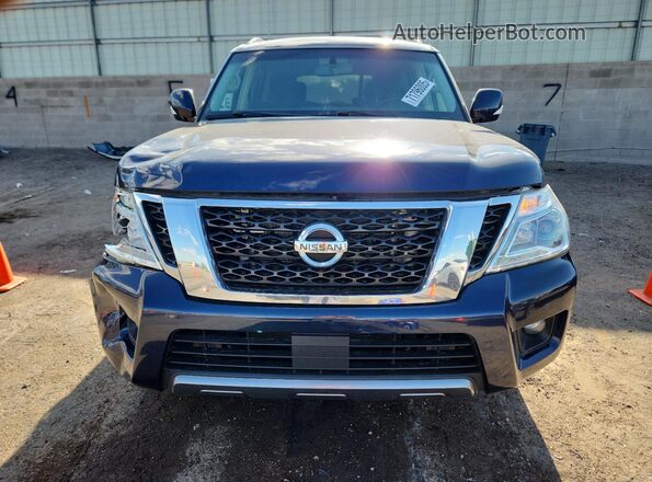 JN8AY2NC3L9617618 2020 NISSAN ARMADA Blue Vista frontal