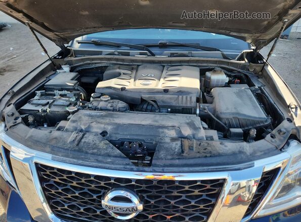 JN8AY2NC3L9617618 2020 NISSAN ARMADA Blue Vista del compartimento del motor