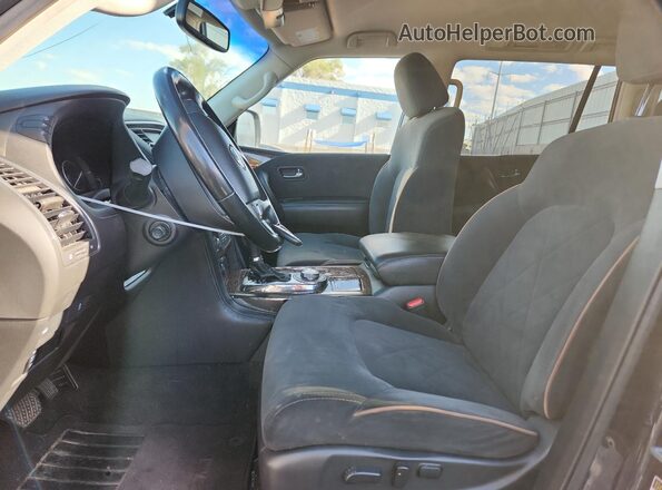 JN8AY2NC3L9617618 2020 NISSAN ARMADA Blue Vista interior delantera